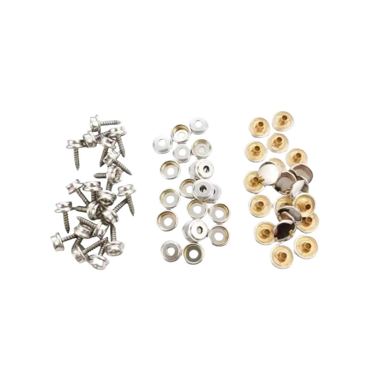 50set 150pcs Stainless Steel Screw Button Fasteners, Marine Grade 15mm Snap Fastener for Canvas Boat Cover Leather and Tent Hardware M4YD