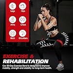 Hip and Core Band System, Loop Resistance Bands to Stretch and Workout, Glute Bands for Women, Exercise Hip Halo Bands - Online Training Guide Included - Image 4
