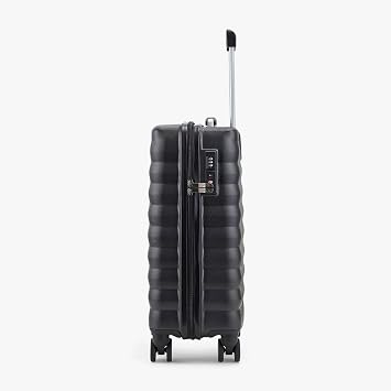 Rock Berlin Small 35L Hard Shell Suitcase - Black
