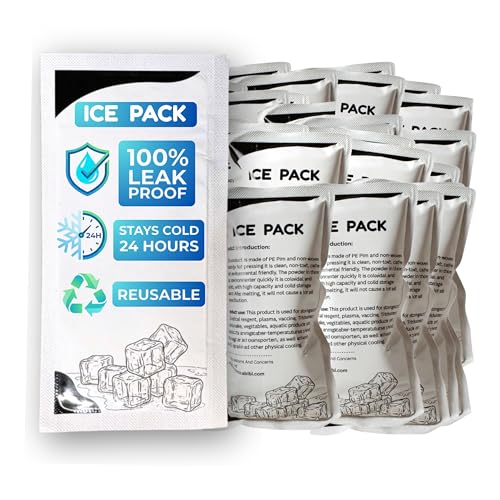 Dry Ice Packs for Shipping (50 Pack)