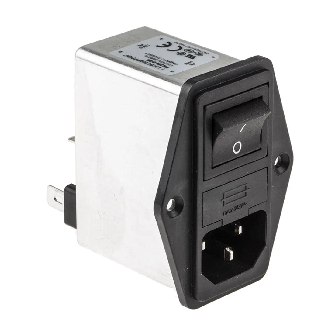 Schaffner FN 284-4-06 FN 284-4-06 Filtro di Rete con Interruttore, con connettore 250 V/AC 4 A 1 MH 1 pz.