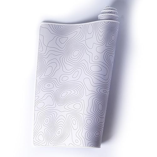 KUMORI Deskmat Mouse Pad Grande Gamer Speed Neoprene Antiderrapante Resistente à Água (90x40 cm, Top