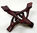 Vrinda Wooden Tripod Abalone shell or Crystal ball Stand - 6 inch