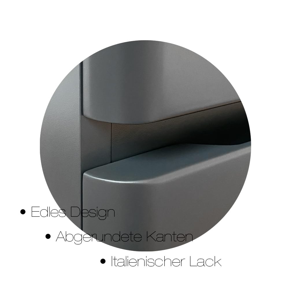 Newroom Waschtisch mit Unterschrank Anthrazit hängend inkl. Waschbecken