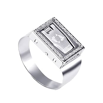 Amazon｜12コンステレーション自己保護リングボディガードリング