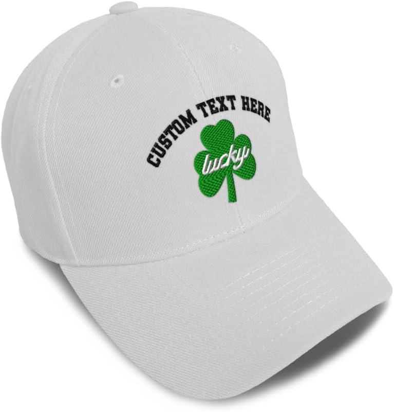 Kids Toddler Baseball Cap Lucky Shamrock St Patrick's Boys Caps & Girls Caps Cotton