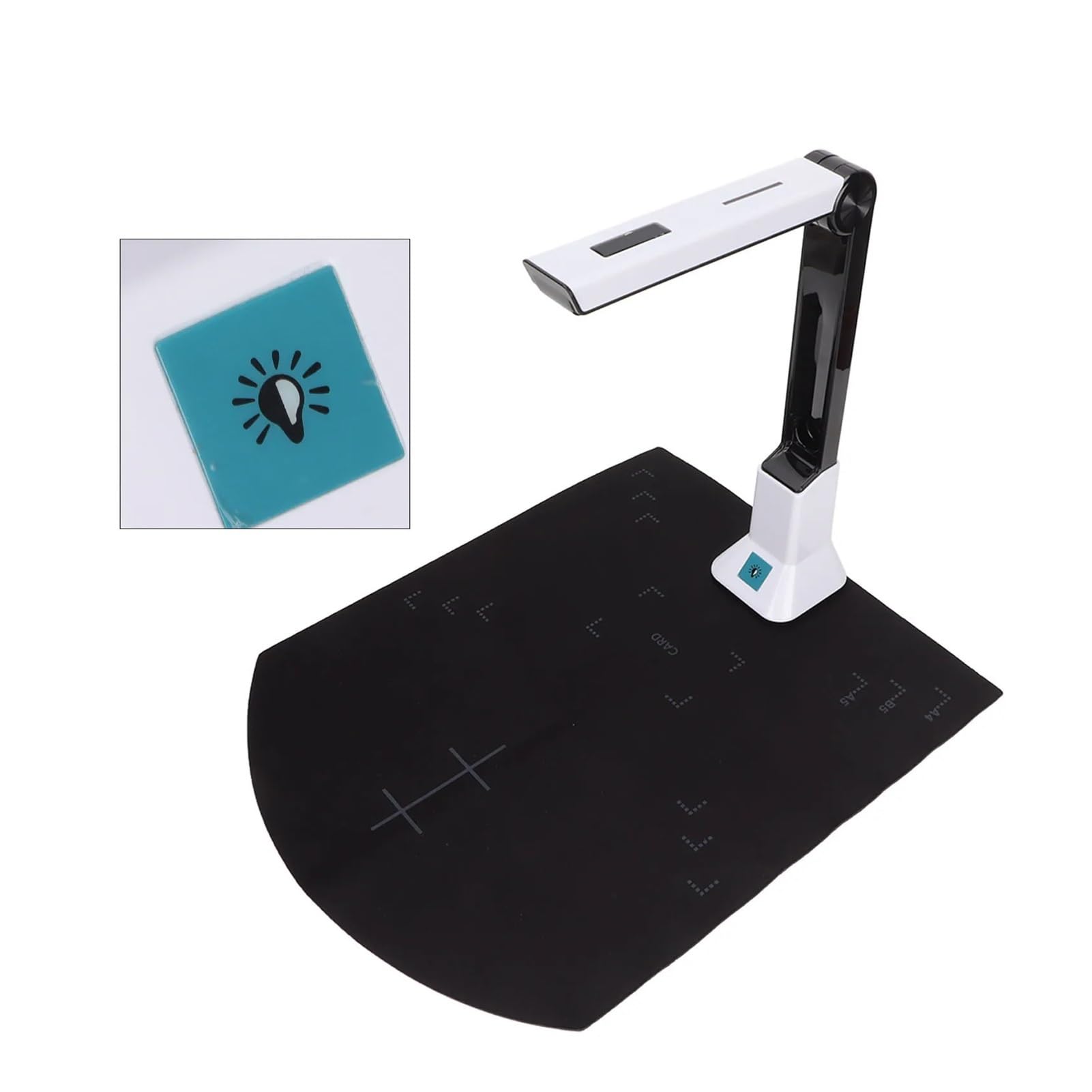 Dokumentenscanner, Professionelle Dokumentenkamera, 8 Millionen Pixel, HD, A4, Autofokus, USB-Dokumentenkamera-Scanner