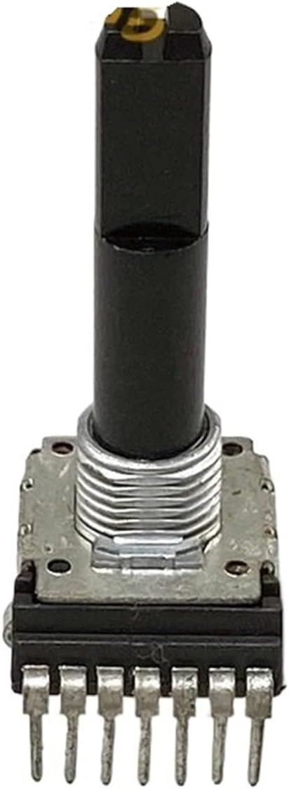 5Pcs/Lot RK142 C10K 7-pin Duplex Potentiometer Audio Amplifier Mixer Volume Adjustment Handle Length 30MM