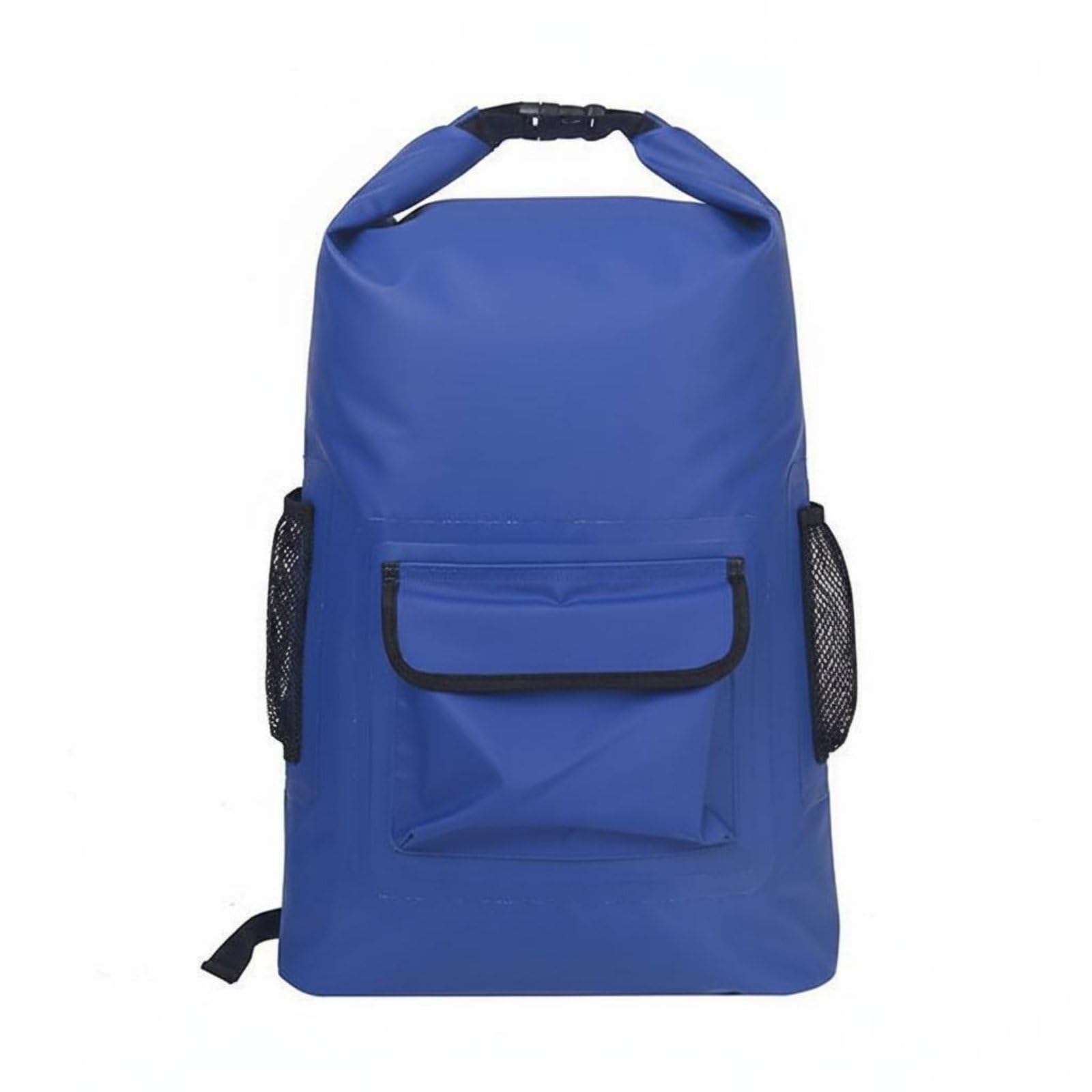 Sac Étanche Extérieur Sac à Dos Imperméable Sac Marin Sac Étanche à Fermeture Roulée PVC Maillé Robuste Coutures Renforcées Protection Électronique et, Bleu, Bleu Foncé, 30L