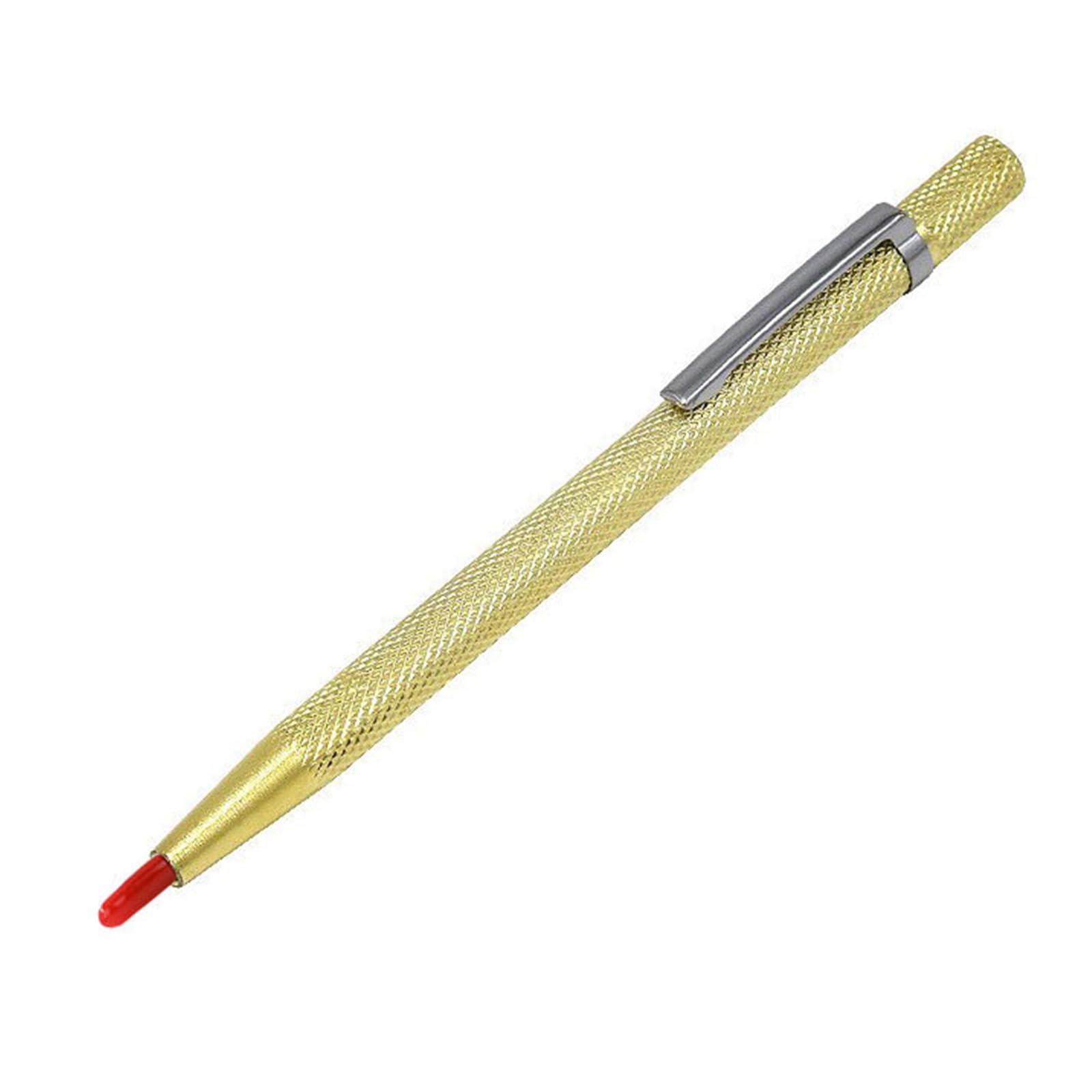 Gtylf Gold Professional Steel Alloy Scoring Pen Set For Tiles Metal Glass Engraving And Craft Crafting Accuracy Metalworking Tool