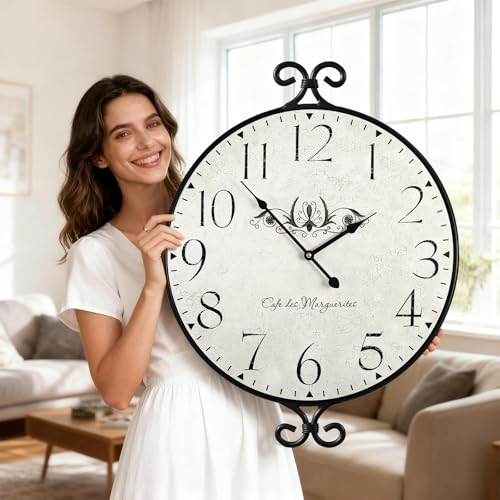 JUMBO DECOR 30 Inch Wall Clock for Living Room...