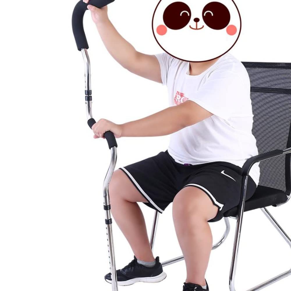 Regulowane kule pod pachami Przenośne uniwersalne kule do chodzenia Dorośli Kobiety Mężczyźni Opieka zdrowotna Rehabilitacja medyczna Zdejmowany schowek (Kolor: 1 szt.) rocznica Lucky Star