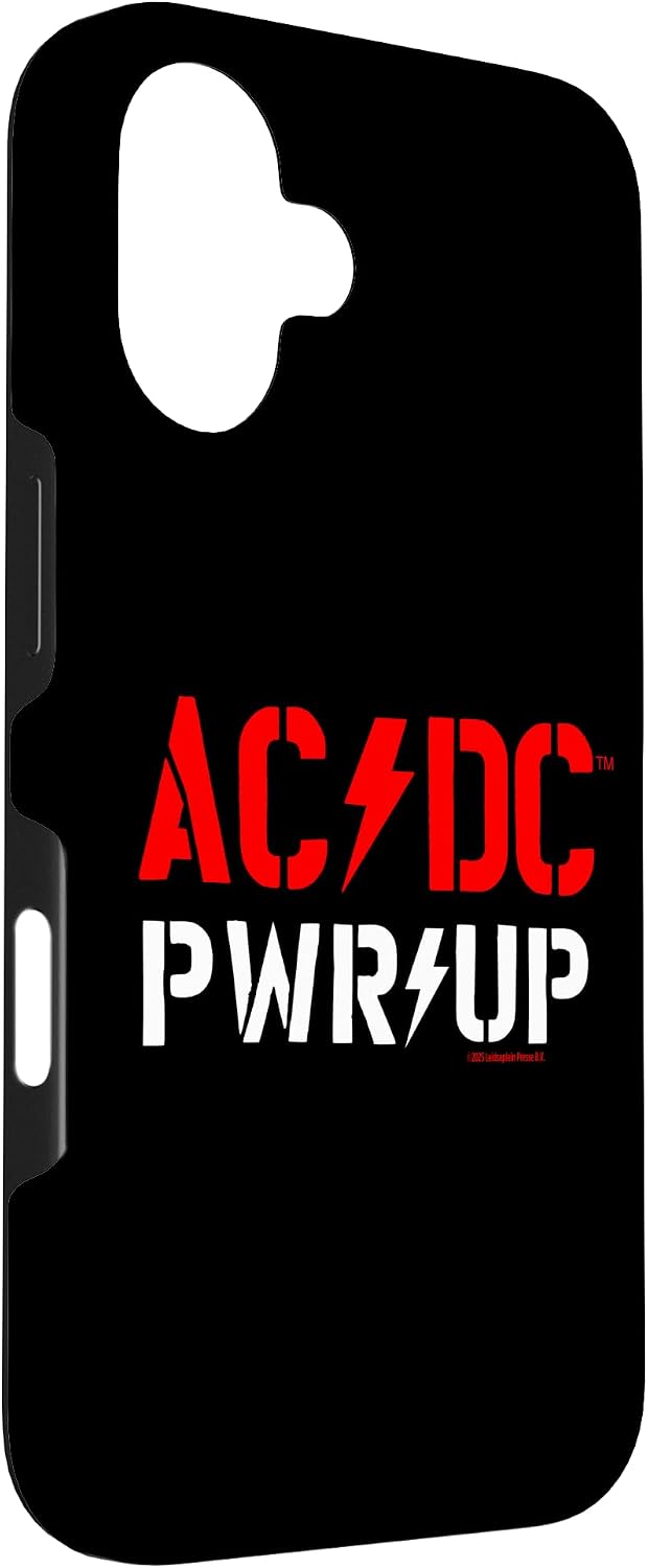AC/DC PWR UP North America Tour Date Back 2025 Case for iPhone 16