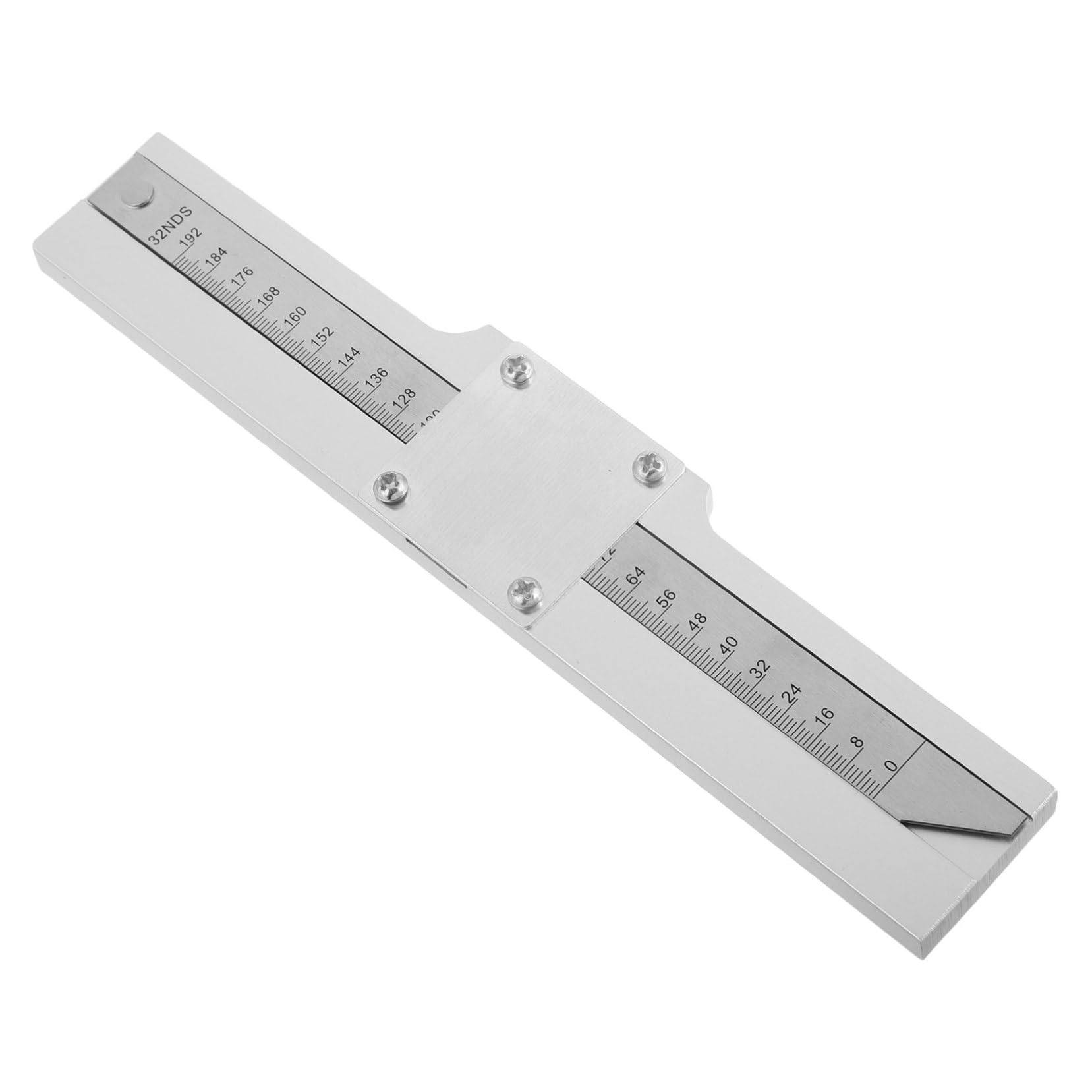 Garneck Accurate Tire Tread Depth Gauge Metal Ruler Magnifier Multi-Functional Car Tire Depth Checker Tool