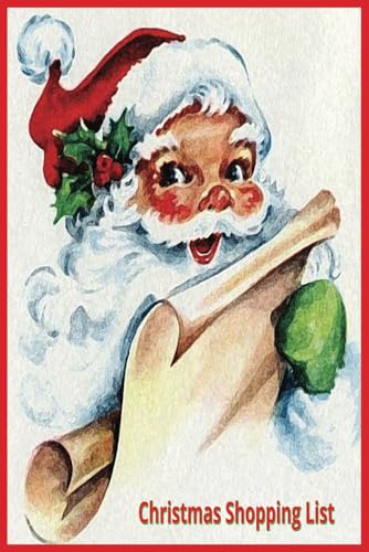 Christmas Shopping List & Gift Planner: Cute & Easy Notebook for ...