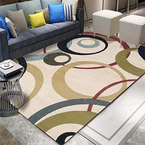 Tapis impression couleur salon et chambre finitions soignées