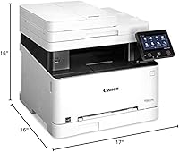 Vista 2 de Canon imageCLASS MF644Cdw Impresora láser inalámbrica todo en uno, escaneo de impresión de fax, alimentador automático de documentos dúplex, 22 ppm
