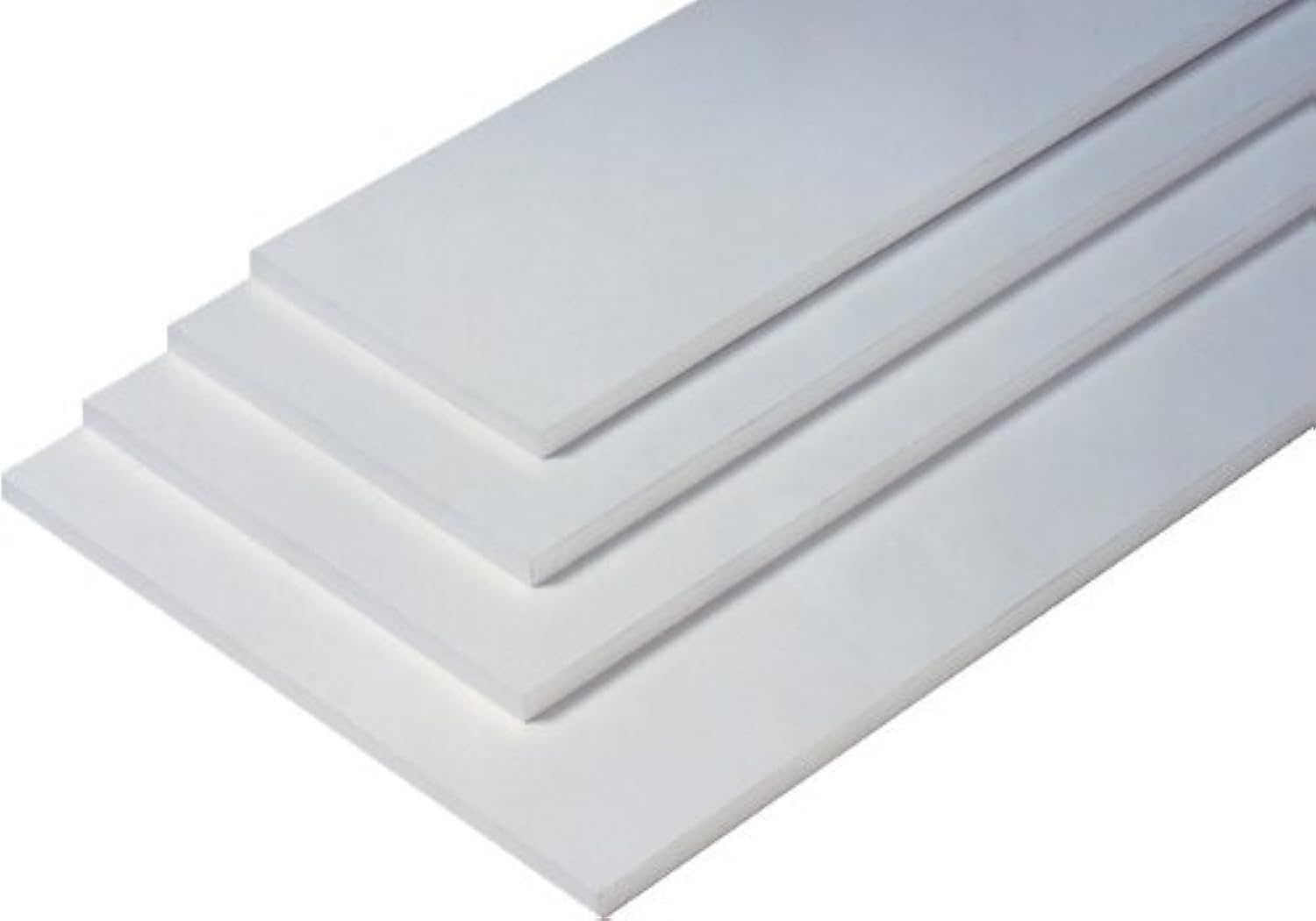 Regalboden Einlegeboden Weiss 967 x 290 mm (L 96,7 cm x B 29 cm) Fachboden für 100 cm Küchenschrank Spanplattenzuschnitt mit Kanten - ABS Kanten und Melaminkanten