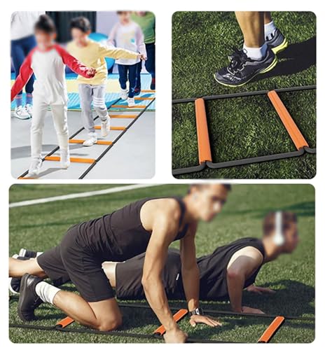 Scaletta per allenamento di agilità, strumento di miglioramento della velocità e della coordinazione, per esercizi sportivi e calcistici