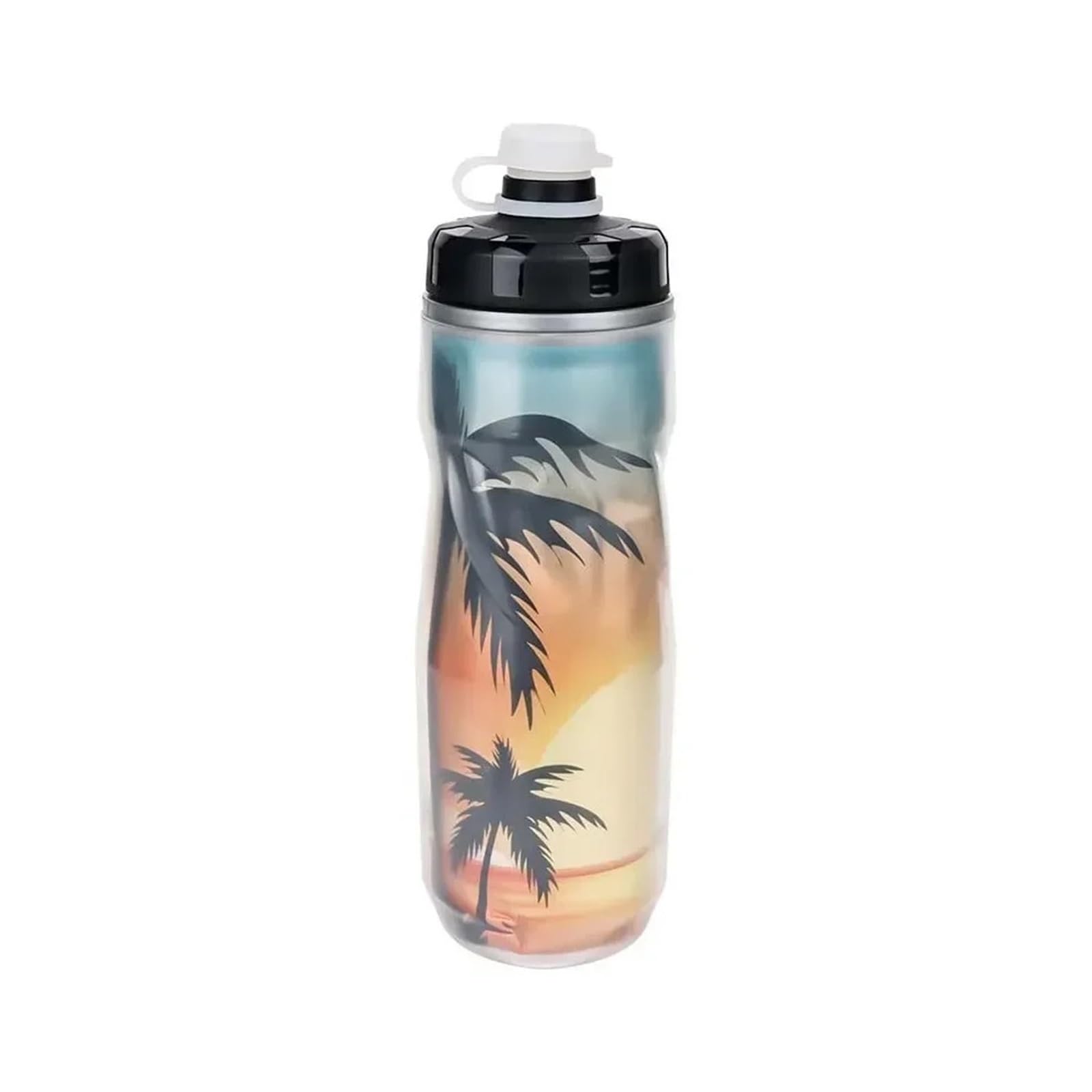 QuxetlRyz Sports Water Bottle Bicycle Water Bottle 600ml Light Mountain PP5 Heat - And Ice-protected Outdoor Sports Cup Cycling Equipment(C)