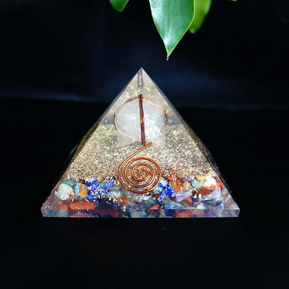 ピラミッド オルゴナイト ヒマラヤ水晶 マルカバスター入