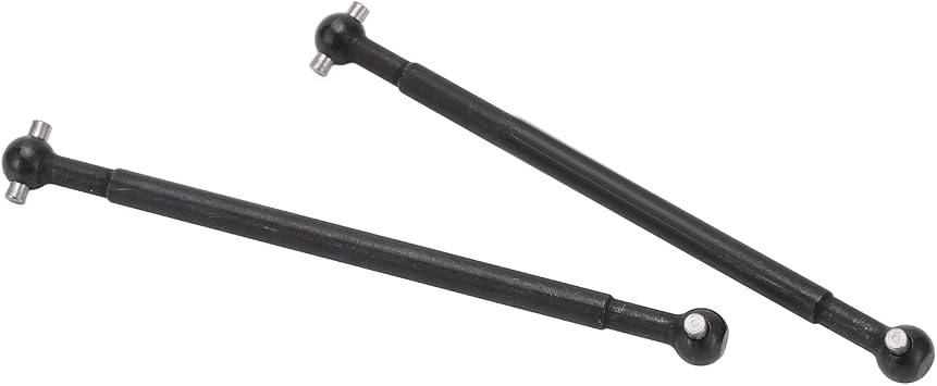 2Pcs Metal Steel Rear Drive Shaft Dogbone Parts for ZD 1/7 07 RC Car, RC Rear Drive Shaft Upgrade Kit, Strength Steel Drive Shaft for Performance and i