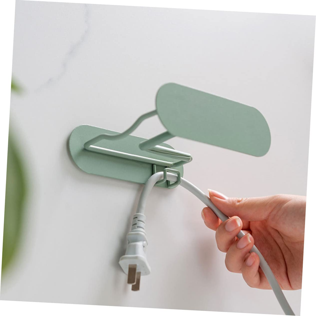 TOPBATHY 2pezzi Supporto Per Asciugacapelli Da Parete Acciaio Inossidabile Porta Asciugacapelli Verde Design Moderno e Resistente Facile Installazione Per Bagno e Toilette
