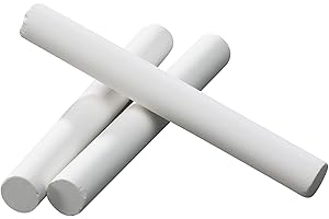 School Smart Chalk White Dustless Chalkboard Chalk - Pack of 12