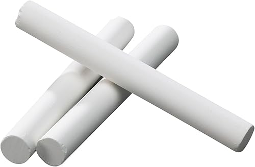 School Smart Pizarra sin polvo - Paquete de 12 - Blanco - 084832