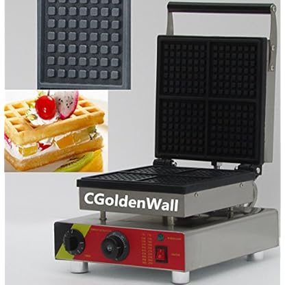 cgoldenwall np-505 4 Commercial Waffelautomat Elektrische Waffel Maschine no-stick Belgische Waffel Baker (Rechteck) 110 V/220 V CE Zertifizierung
