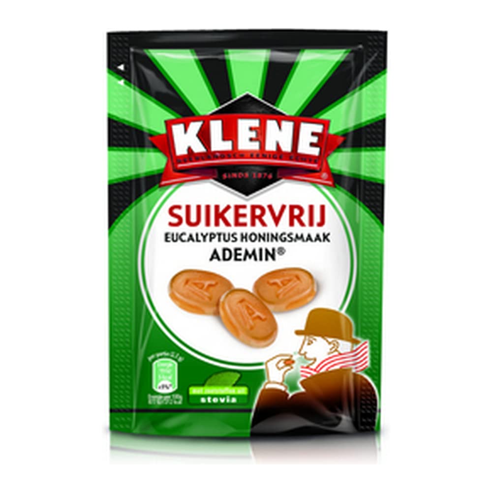 Klene | Licorice | Ademin | Sugar Free | 12 x 110 g