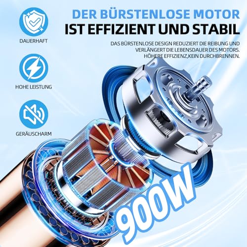 Makita-accu-kettingzaag, 8 inch, met borstelloze motor en automatische olie, veiligheidsvergrendeling, motorzaag voor hout en takken, compatibel met Makita 18 V accu - Afbeelding 5