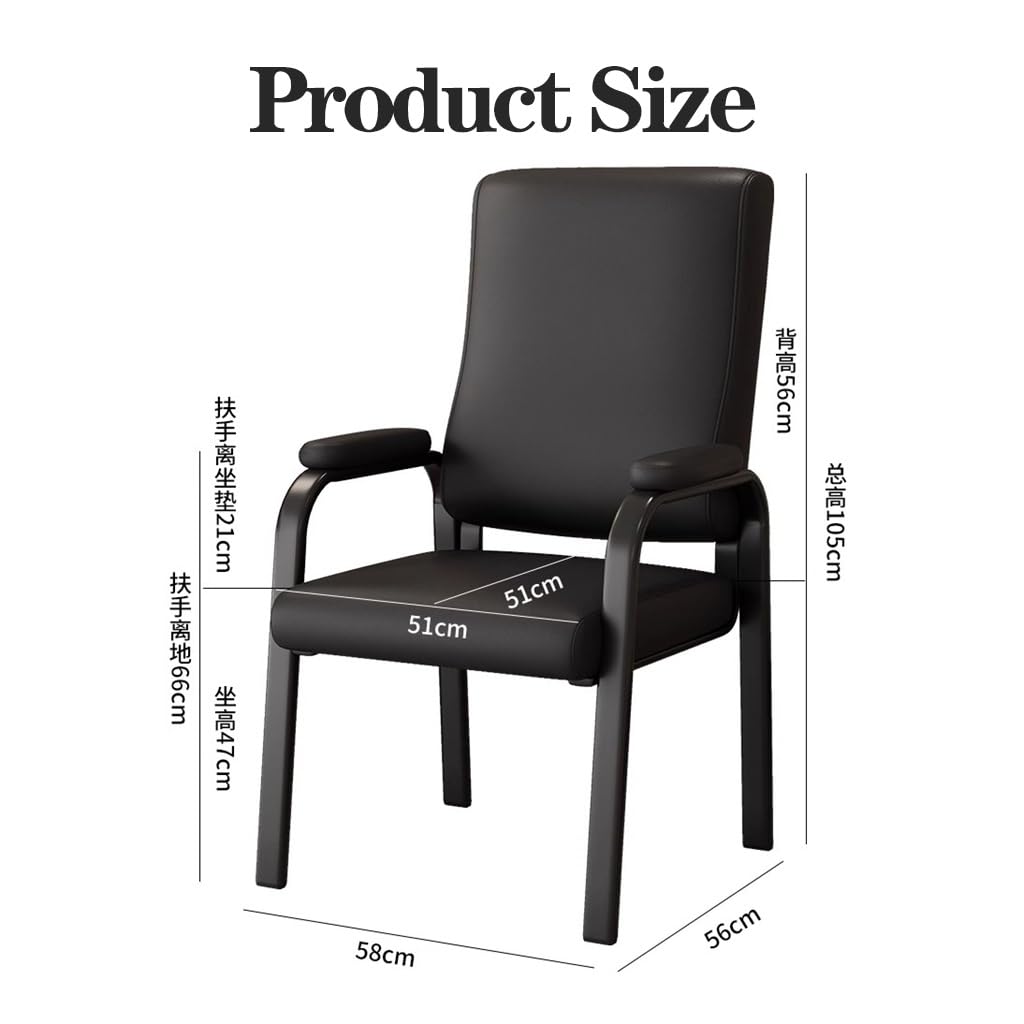Ergonomische Orangefarbene Konferenzstühle, Gepolsterte Sessel Für Empfangs- Und Warteräume, Stilvolle Bürositze Aus Leder Mit Metallrahmen, Ideal Für Schulungen Und Gäs,Orange