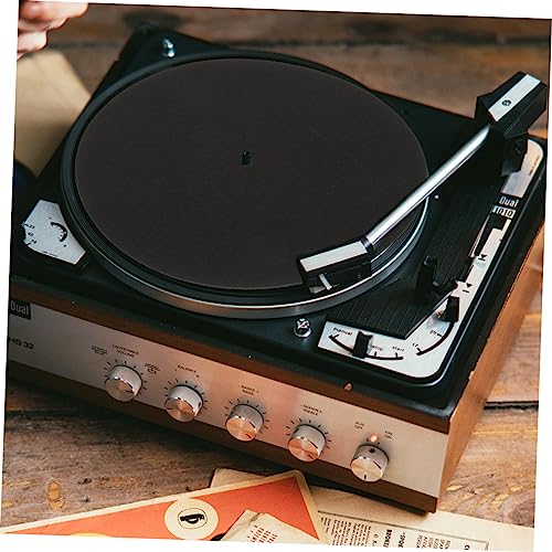 TEHAUX 2 Pçs Tapete De Registro De Substituição Tapete De Disco De Vinil Tapete De Lã Tapete De Vini