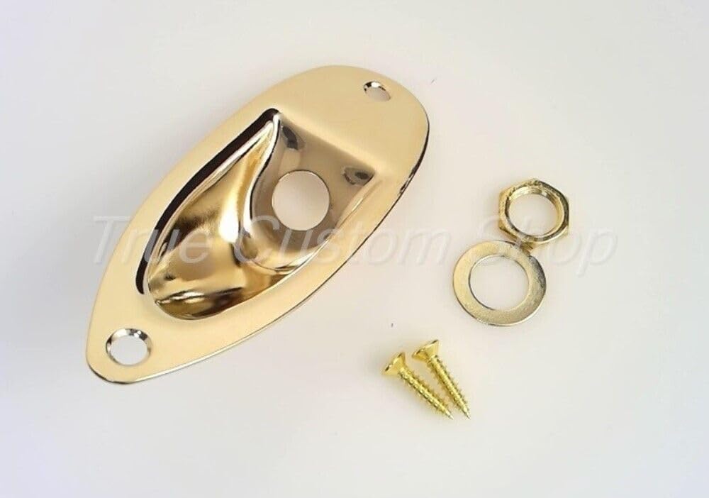 Gold Boat Jack & Plate for Screws Included