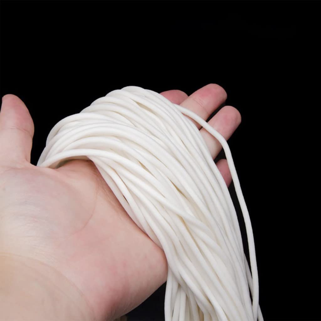 Silicone Foam Seal Strip, Tira De Sellado Espuma Silicona, 5 M, Blanca, Diámetro 1-25 Mm(Dia11mm)