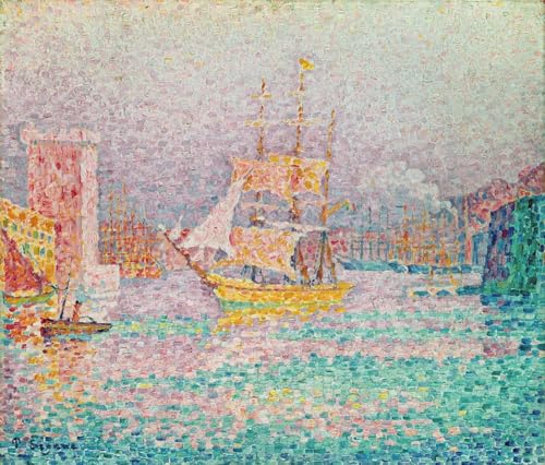 Impressions d'art mural Paul Signac Marseille toile de maître