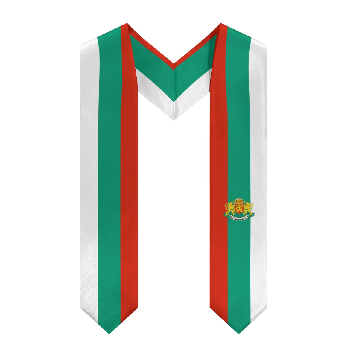 Nlwqekv Unisex As Pic Bulgaria Flag Graduation Stole Sash For International Student Scarf Graduation Day
