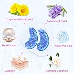 Under Eye Patches (24 Pairs) - Eye Gel Pads for Wrinkles, Puffy Eyes, Dark Circles, Eye Bags, Natural Collagen Eye Gels Pads, Under Eye Mask Patches for Refreshing, Revitalizing - Image 3