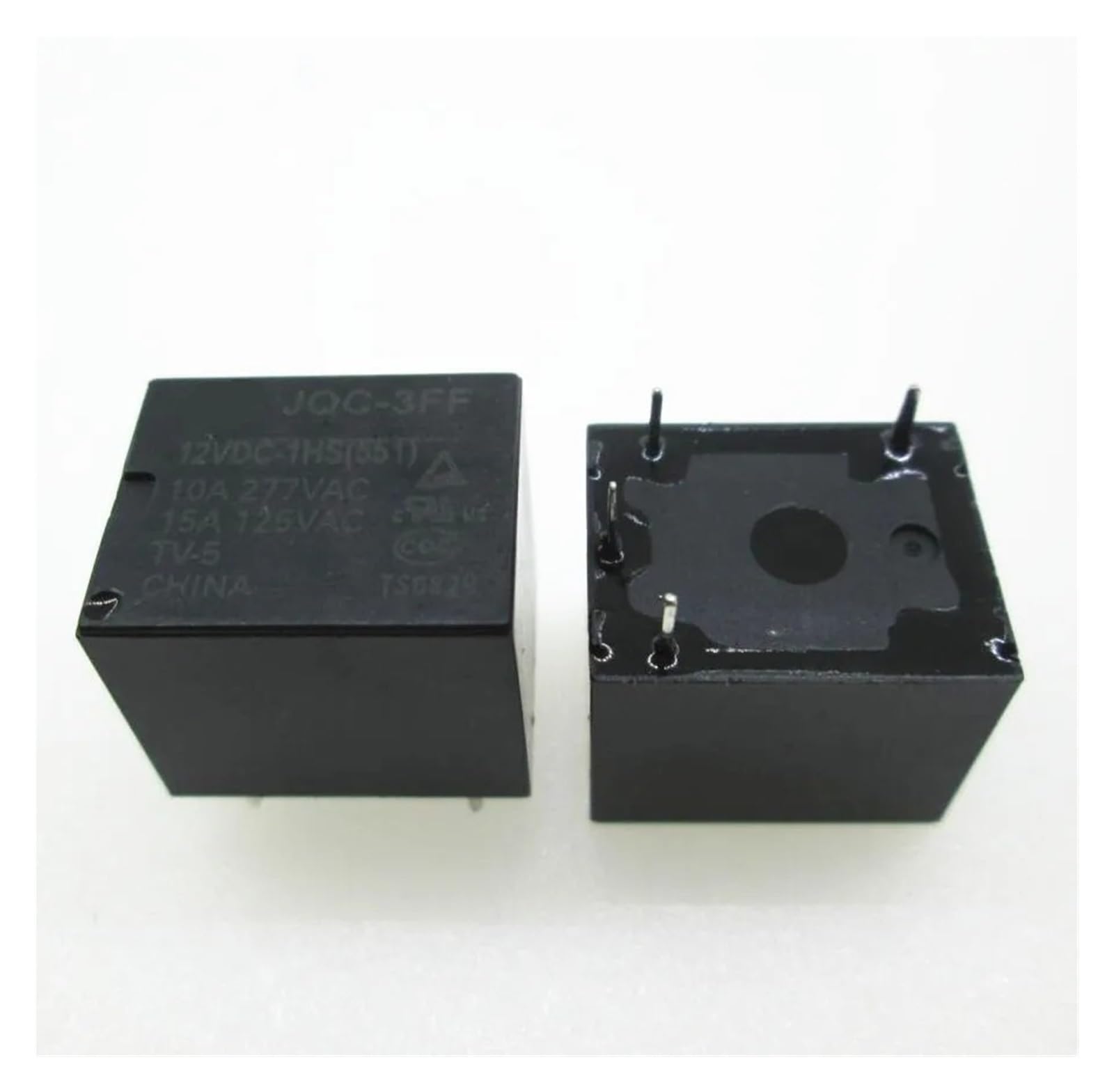 OSHZIKJII Relay JQC-3FF-12VDC-1HS JQC-3FF-012-1HS JQC-3FF 12VDC-1HS JQC-3FF 012-1HS HF3FF 012-HS HF3FF-012-HS 12VDC 12V 10A 277VAC