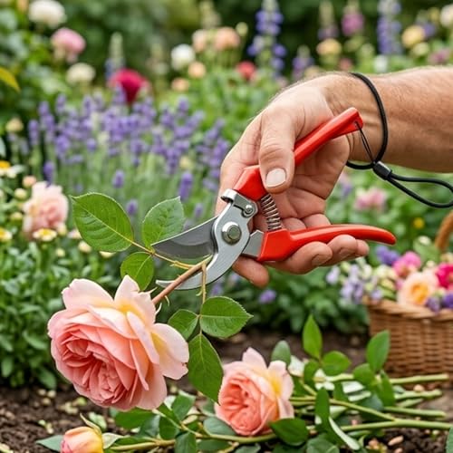 Image of TOMAHAWK Heavy Duty Premium Stainless Steel Sharp Flower Cutte (Professional) | Garden Shear Scissors for Home, Workshop Ideal for Home, DIY & Professional Use