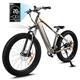 𝗨𝗣𝗚𝗥𝗔𝗗𝗘𝗗 𝟭𝟬𝟬𝟬𝗪 𝗕𝗥𝗨𝗦𝗛𝗟𝗘𝗦𝗦 𝗛𝗨𝗕 𝗠𝗢𝗧𝗢𝗥: The 1000W peak (500W rated) brushless hub motor offers enhanced climbing ability, making it perfect for electric hunting bike, off-road electric bikes, and electric motorcycles. It reaches speeds of up to 28 mph in...