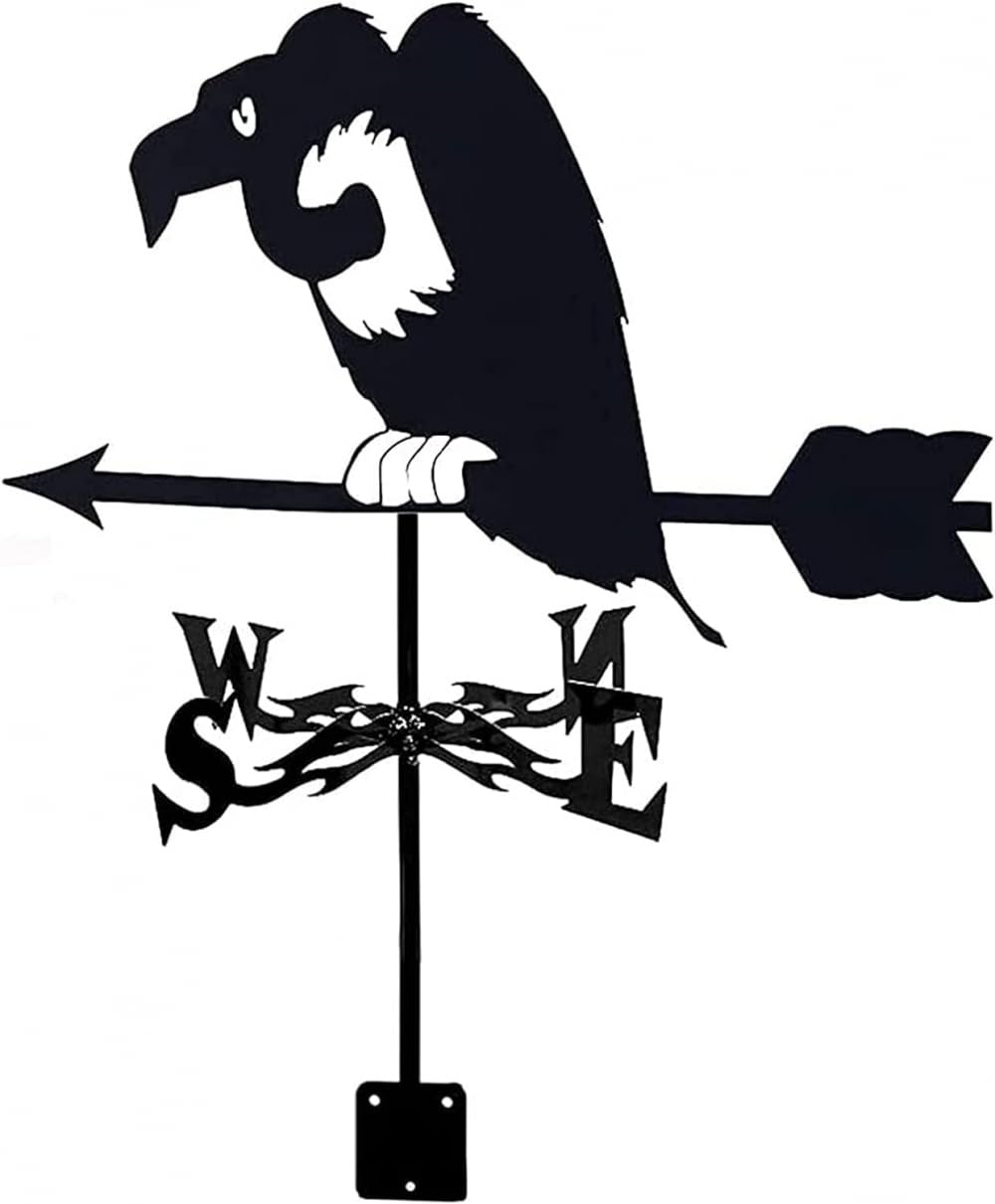 Wiatrowskaz, Wiatrowskaz, Dekoracja dziedzińca Wiatrowskaz ze zwierzęcą ozdobą, Metalowy wskaźnik kierunku wiatru Kołek ogrodowy Wiatrowskaz Budowa Zewnętrzne narzędzie pomiarowe Ogród