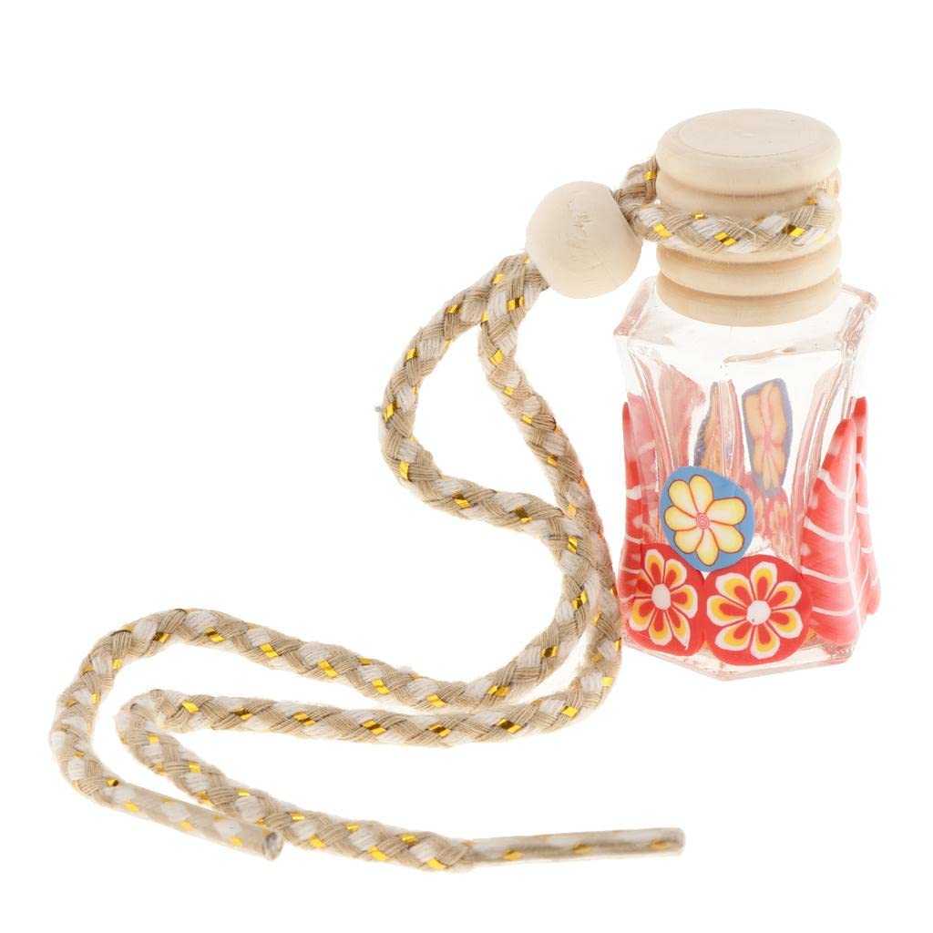 Refillable Charm Empty Glass Perfume Bottle Pendant Car Hanging Decor Red| Home & Garden|Home Dacor|Home Fragrances|Air Fresheners-image-24