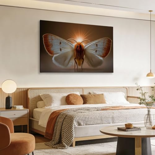 Peinture murale d'insectes VCBNUGH déco salon tableau macro-peinture de nature 30x50