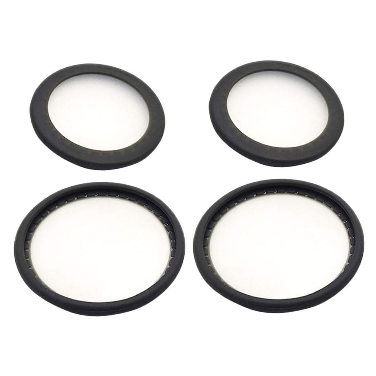 8 Sätze Stethoskopmembran Glocke Für Zubehör Teile -zwerchfellersatz Kardiologie Ersatzmembran Für -membranabdeckung Black Pvc