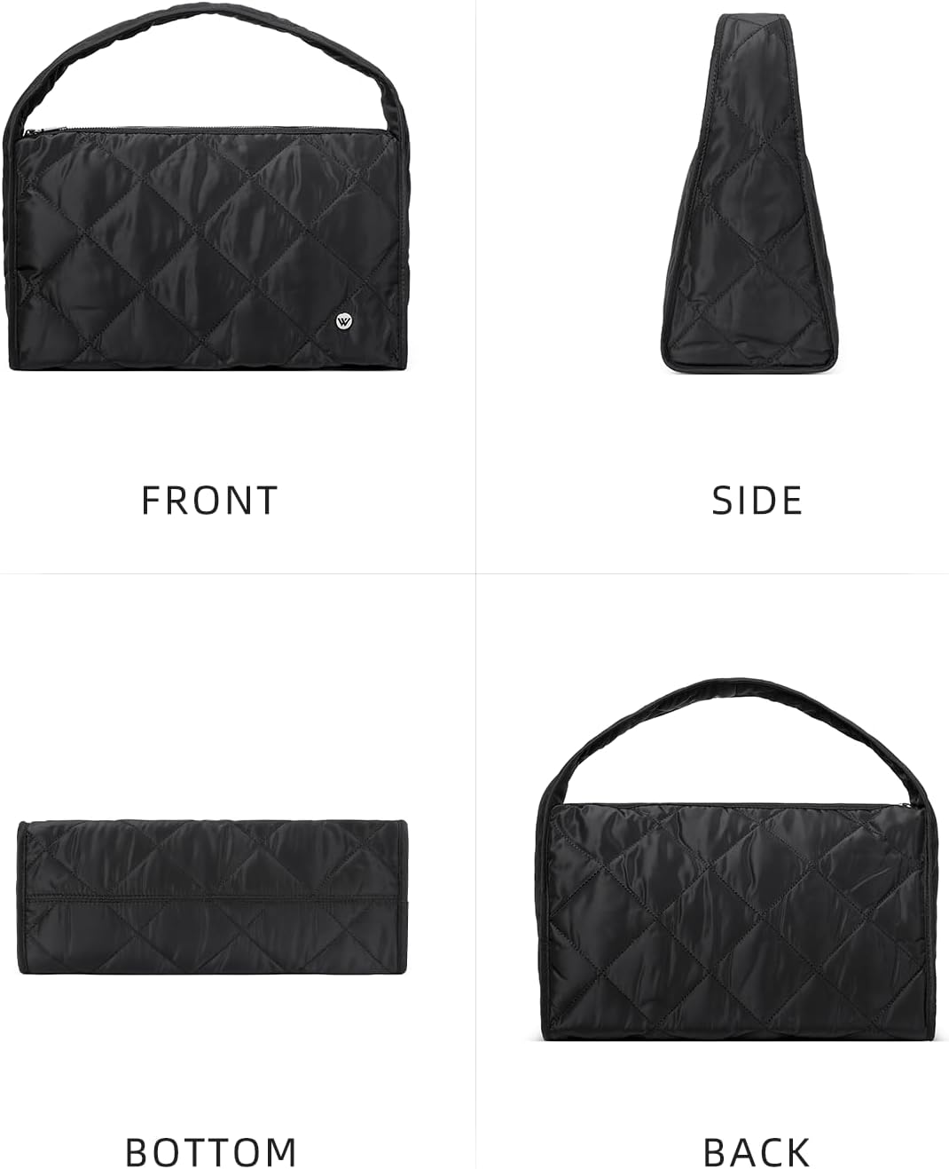 WESTBRONCO Small Crossbody Bags for Women Nylon with Adjustable Strap, Zipper Crossbody Purse, 1L Shoulder Bag for Travel - Image 6