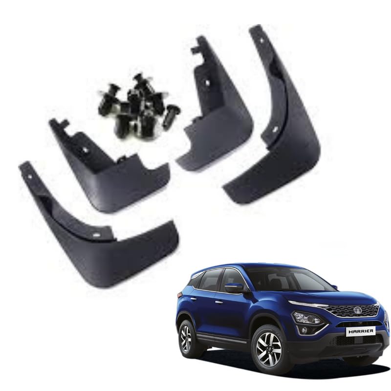 Autokaar OE Type/Box Type Car Mud Flap for Tata Harrier, Black - Review, Price and Buying Guide