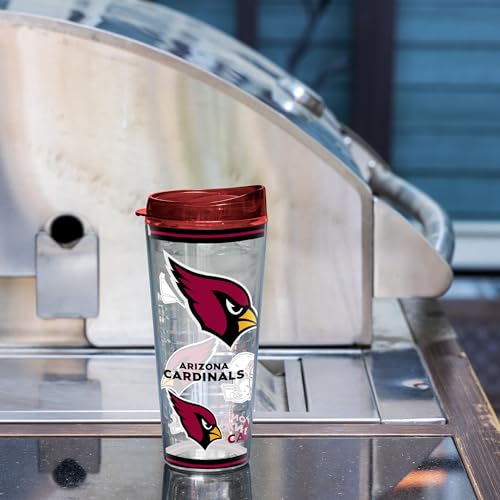 Image of Rico Industries NFL Football Arizona Cardinals Double Wall 20oz Tritan Tumbler