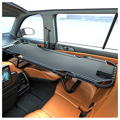 AZMANI Portable Travel Car Bed for SUV, Adult, Knitting Surface, Holds 550 Lbs (Size: 163x56x38cm-A)